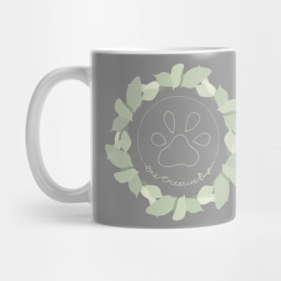 One Creative Pup Leaf Circle Mug